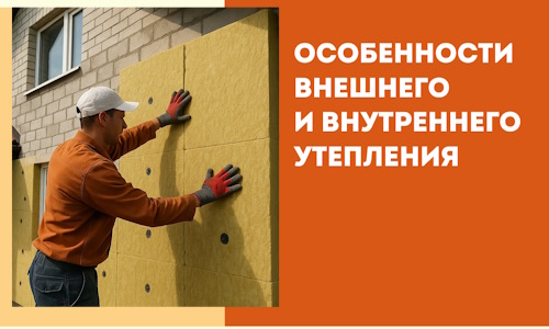 Какие особенности внешнего и внутреннего утепления в Ревде