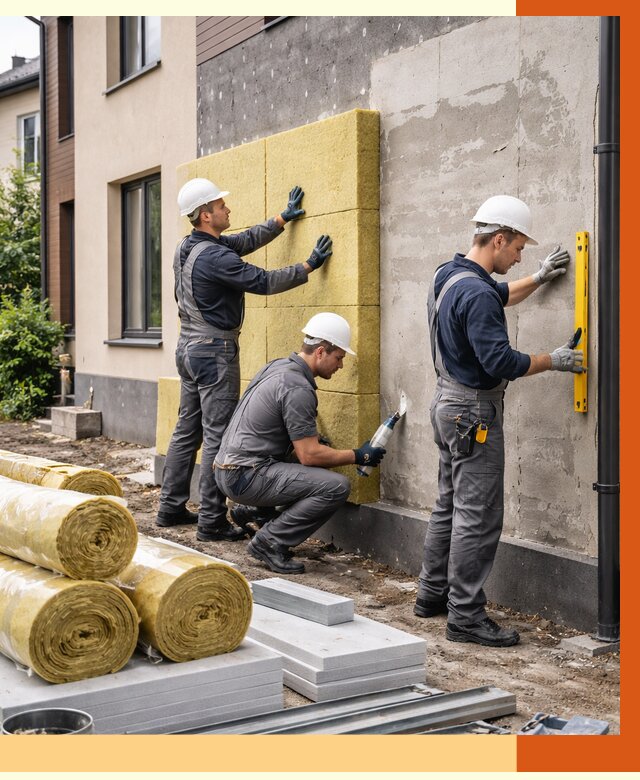 Утепление таунхауса в Ревде от 7617 руб/м2 — комплекс под ключ | ТепломастерРвд