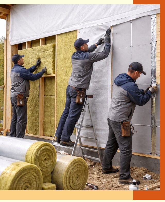 Утепление каркасного дома в Ревде от 4443 руб./м2 — профессионально | ТепломастерРвд