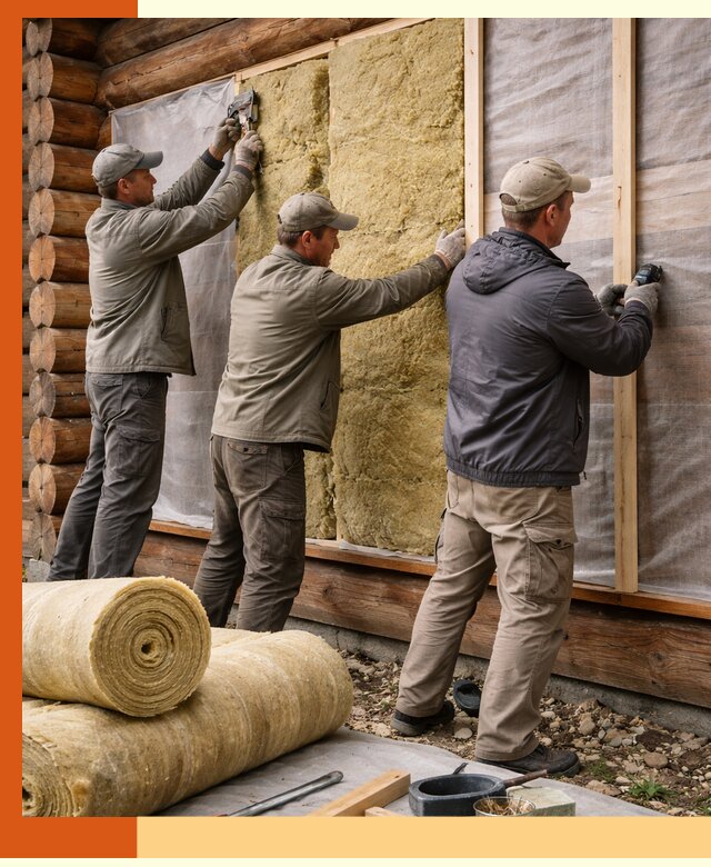 Утепление деревянного дома в Ревде эффективными технологиями