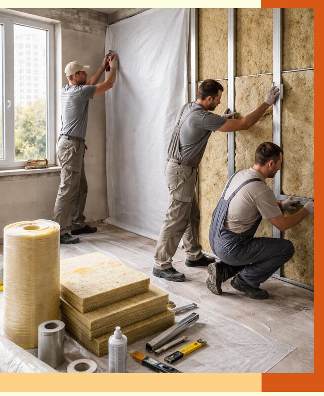 Утепление квартиры в Ревде от 4761 руб/м2 — утеплить квартиру изнутри и снаружи | ТепломастерРвд