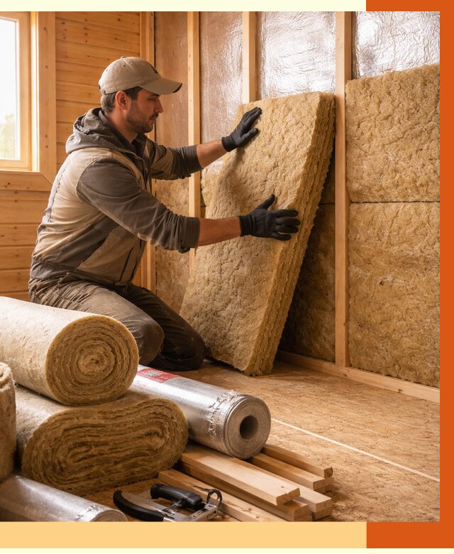 Утепление бани в Ревде под ключ от 4761 руб./м2 — утеплить потолок, пол и стены | ТепломастерРвд