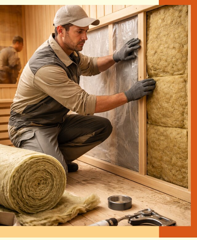 Утепление сауны изнутри в Ревде от 6876 руб. за м2 | ППУ, под ключ — ТепломастерРвд