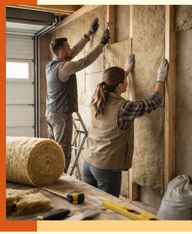 Утепление гаража изнутри в Ревде: быстро и надежно