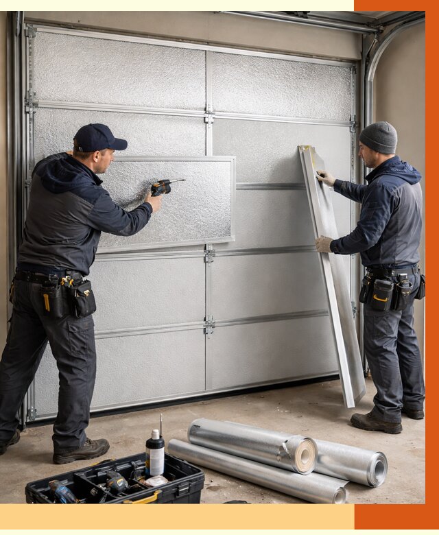 Утепление гаражных ворот в Ревде от 8305 руб/м2 — надежно и быстро | ТепломастерРвд