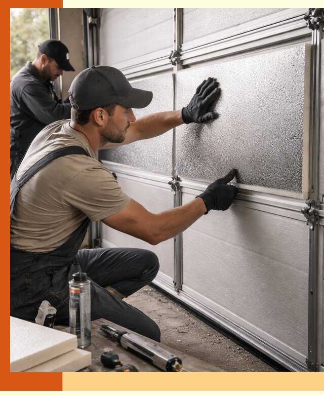 Утепление гаражных ворот в Ревде качественно и надежно