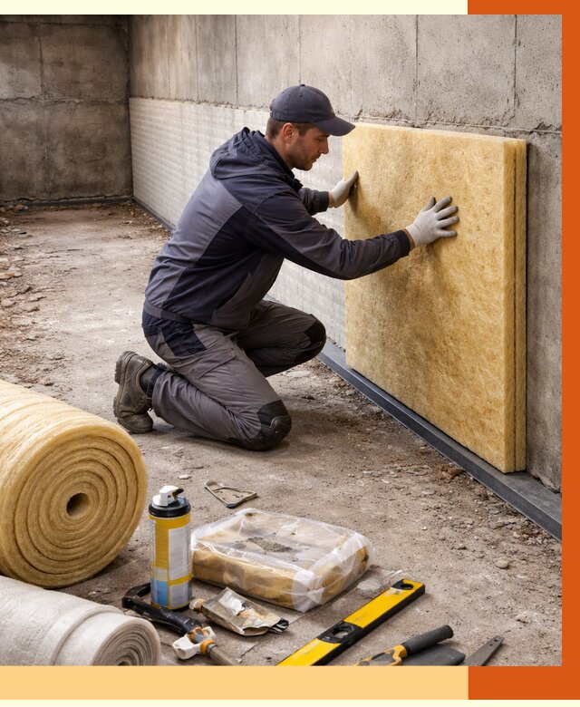 Утепление фундамента изнутри в Ревде от 4443 руб./м2 — работы под ключ | ТепломастерРвд