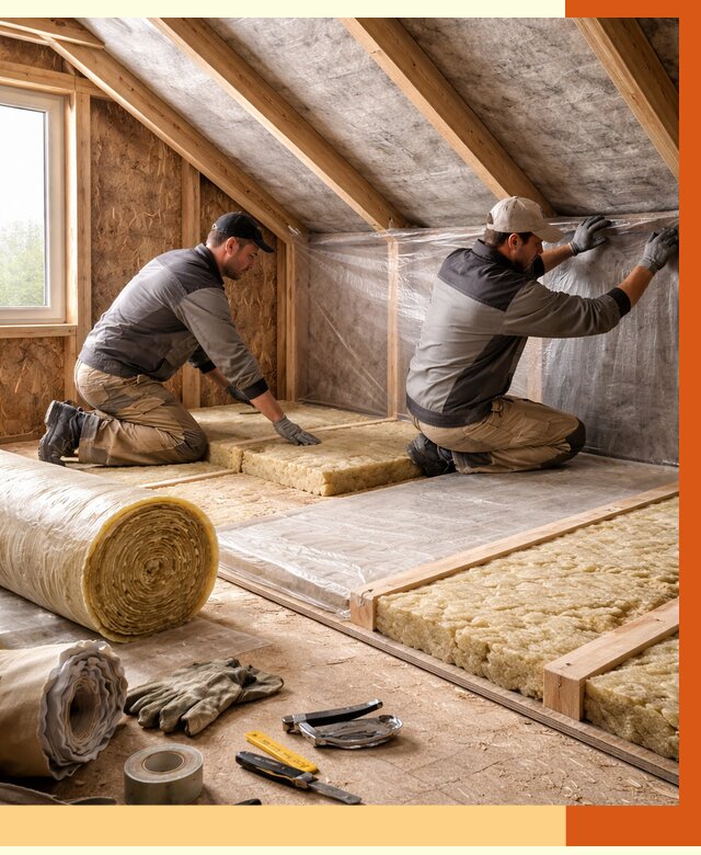 Утепление чердака в Ревде от 7934 руб/м² — теплоизоляция и комплексное утепление под ключ | ТепломастерРвд