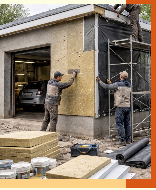 Утепление автосервиса в Ревде ппу, пеноизоляция, от 15340 руб/м2 — ТепломастерРвд