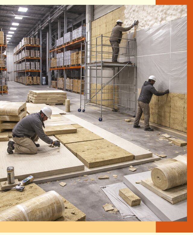 Утепление складского терминала в Ревде от 7934 руб./м² под ключ | ТепломастерРвд