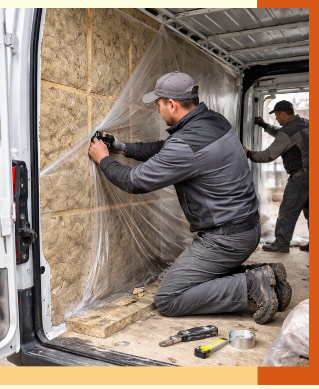 Утепление фургона в Ревде от 17455 руб/м2 — утепление фургона ППУ и кузова | ТепломастерРвд