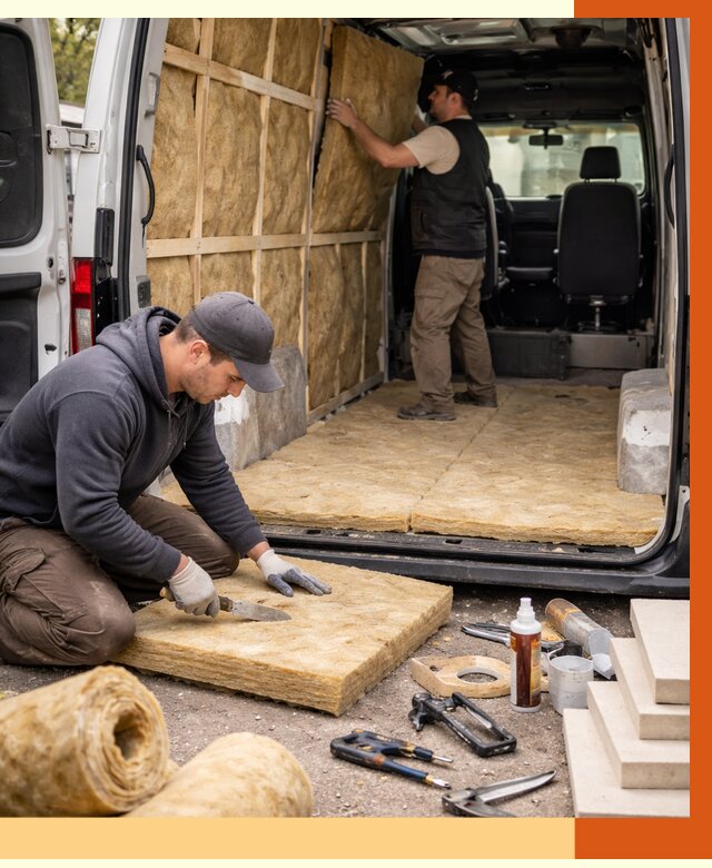 Утепление кемпера в Ревде под ключ от 12695 руб. — профессионально | ТепломастерРвд