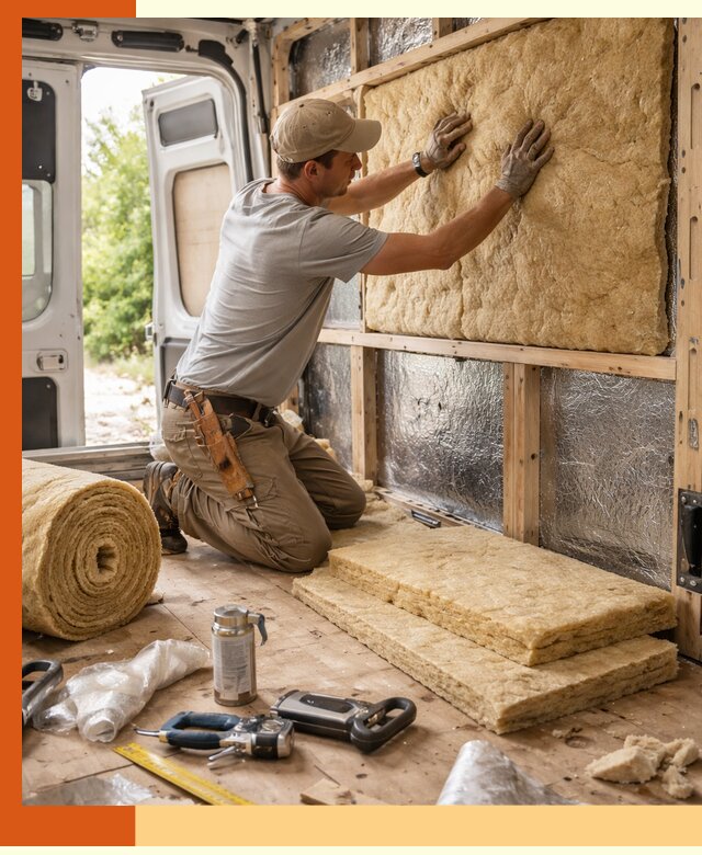 Утепление кемпера под ключ в Ревде с гарантией качества