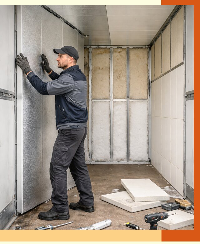 Утепление холодильного кузова в Ревде от 14282 руб. под ключ | ТепломастерРвд