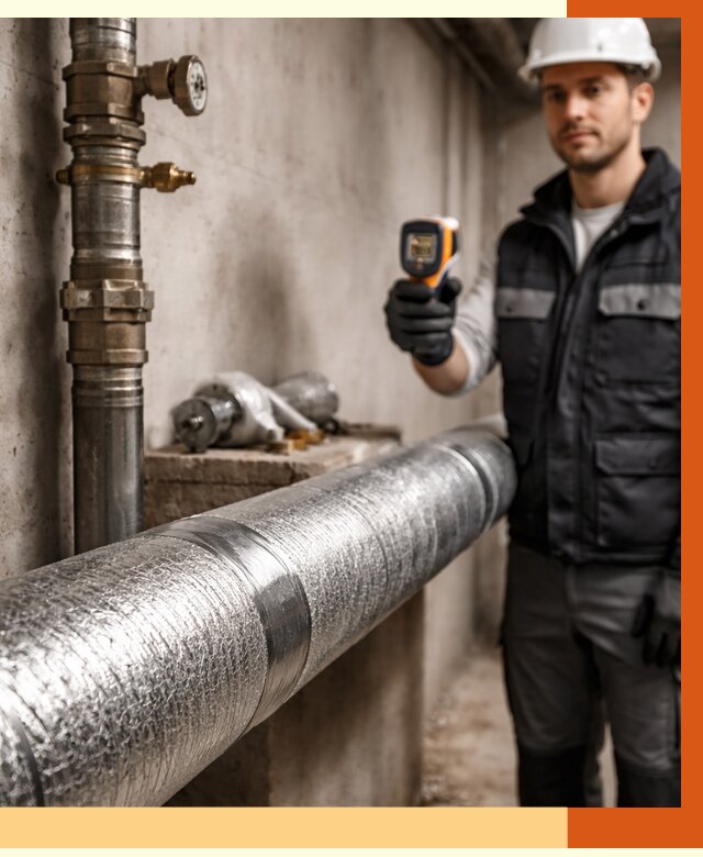 Утепление труб водоснабжения в Ревде от 8992 руб. за м² — услуги ТепломастерРвд