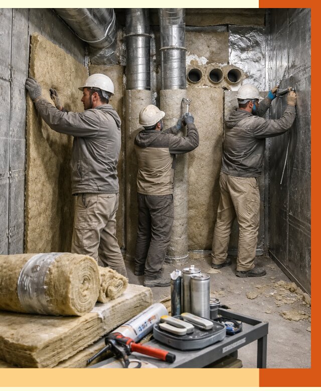 Утепление венткамеры в Ревде под ключ от 1534 руб. — профессионально | ТепломастерРвд