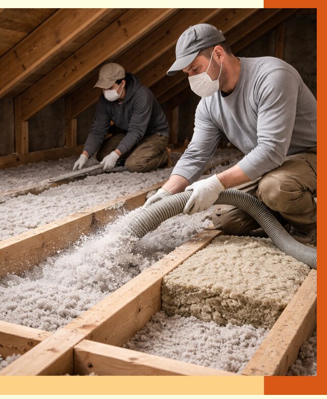 Заполнение полостей чердачного перекрытия в Ревде от 4761 руб. | ТепломастерРвд