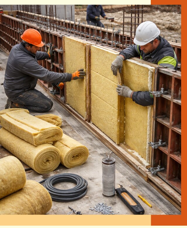 Теплоизоляция опалубки в Ревде от 7617 руб. за м2 — услуги и монтаж | ТепломастерРвд