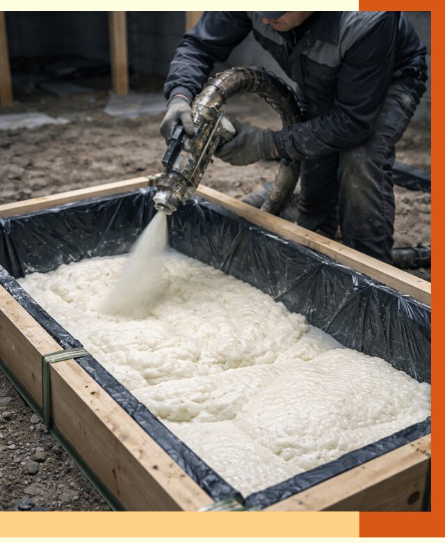 Заливка ППУ в формы в Ревде от 2645 руб. — утепление форм под ключ | ТепломастерРвд