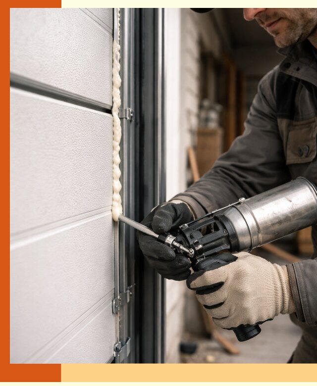 Заполнение пустот ворот в Ревде профессионально и герметично