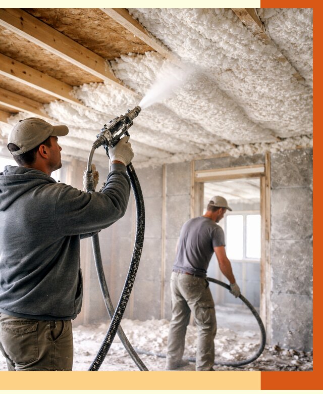 Утепление пеноизолом в Ревде от 1693 руб./м2 под ключ | ТепломастерРвд