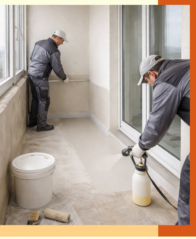 Утепление балкона жидкой теплоизоляцией в Ревде от 6083 руб./м2 | ТепломастерРвд