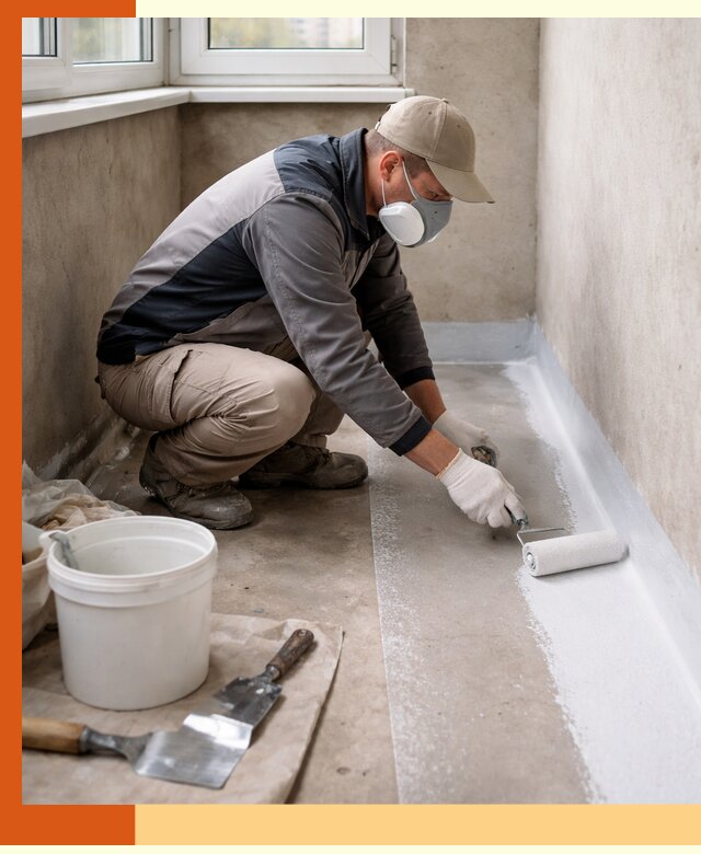 Утепление балкона жидкой теплоизоляцией в Ревде