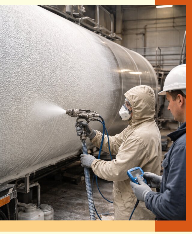 Утепление автоцистерны жидкой теплоизоляцией в Ревде от 15340 руб. под ключ | ТепломастерРвд