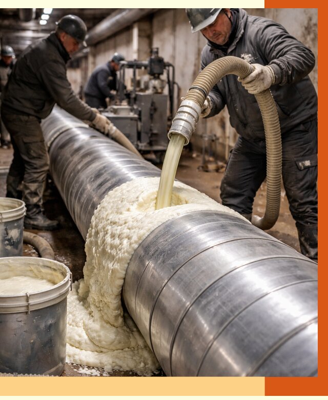 Утепление теплотрассы жидкой теплоизоляцией в Ревде от 4443 руб. | ТепломастерРвд