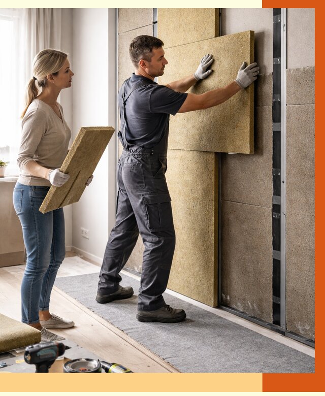 Профессиональная шумоизоляция квартиры в Ревде от 7934 руб. за м2 | ТепломастерРвд