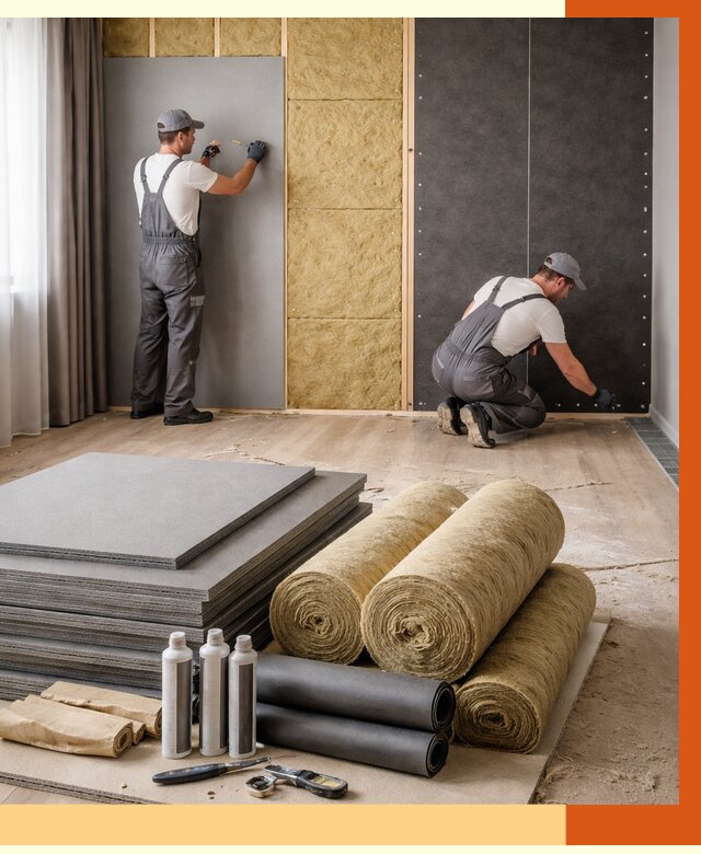 Шумоизоляция дома в Ревде от 4761 руб/м2 — комплексная звукоизоляция под ключ | ТепломастерРвд