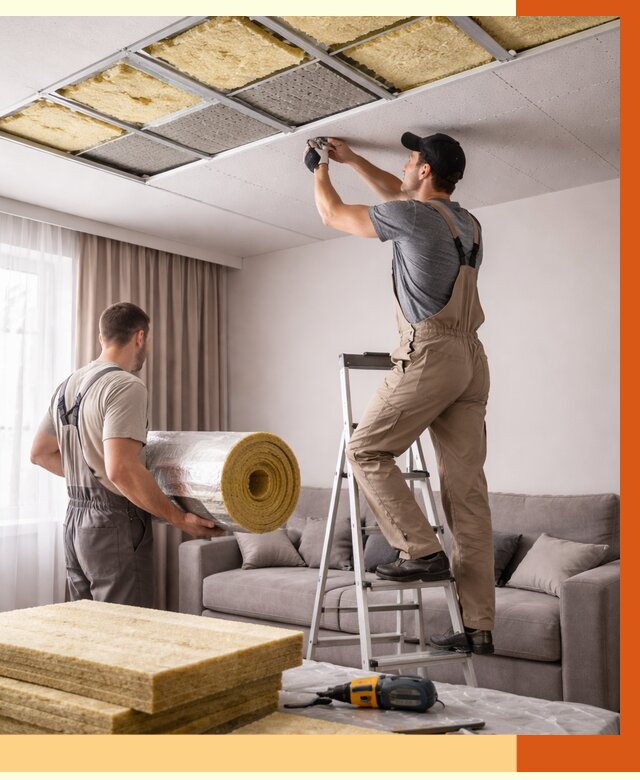 Шумоизоляция потолка в Ревде от 2380 руб. под ключ | Профессионально — ТепломастерРвд