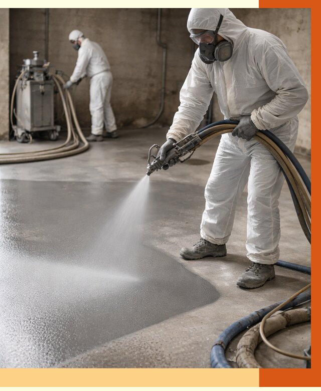 Гидроизоляция полимочевиной в Ревде от 8992 руб/м² — напыление полимерной гидроизоляции | ТепломастерРвд