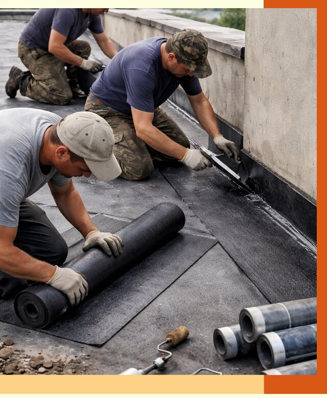 Гидроизоляция кровли в Ревде от 4761 руб. — профессиональная гидроизоляция крыши | ТепломастерРвд