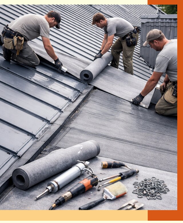 Гидроизоляция металлической кровли полимочевиной в Ревде от 8992 руб. | ТепломастерРвд