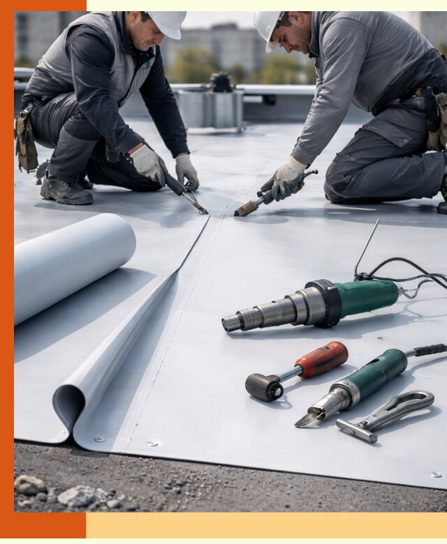 Гидроизоляция мембранной кровли в Ревде: монтаж и ремонт быстро