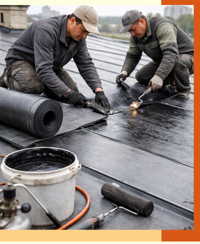 Гидроизоляция фальцевой кровли в Ревде от 7934 руб. под ключ | ТепломастерРвд