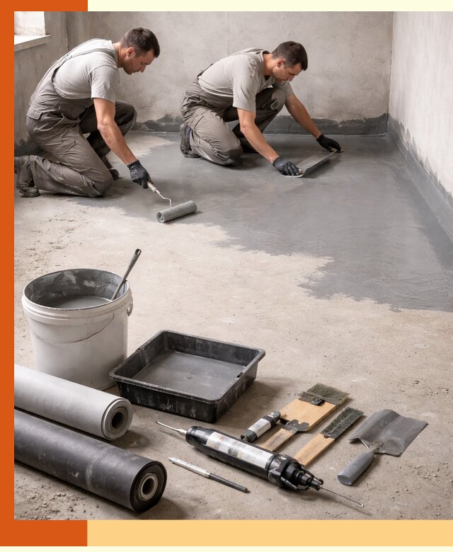 Гидроизоляция пола в Ревде — надежная защита от влаги и протечек