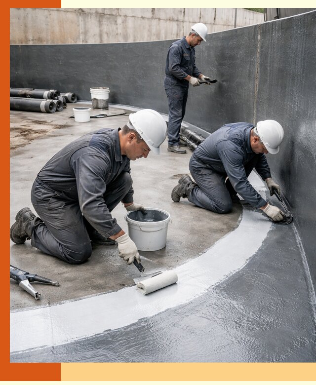 Гидроизоляция резервуара для топлива в Ревде