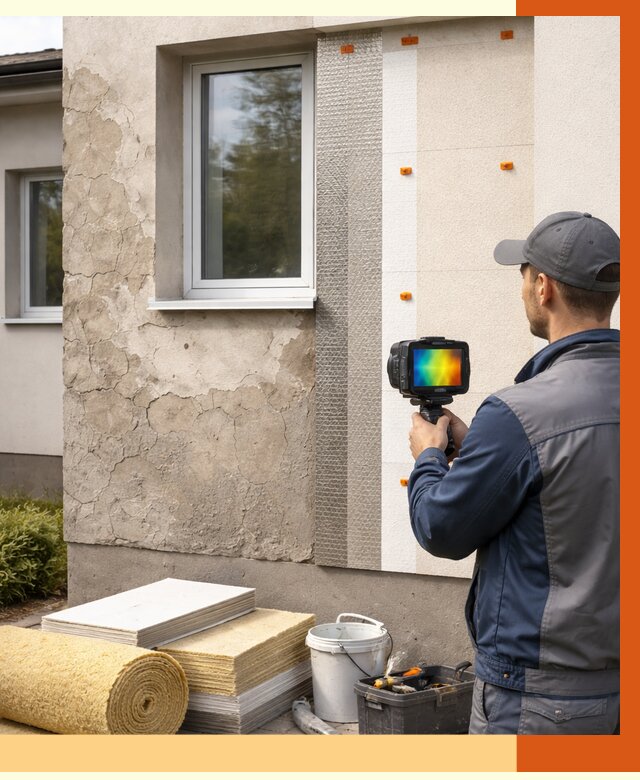 Тепловизионное обследование фасада в Ревде от 4761 руб. под ключ | ТепломастерРвд