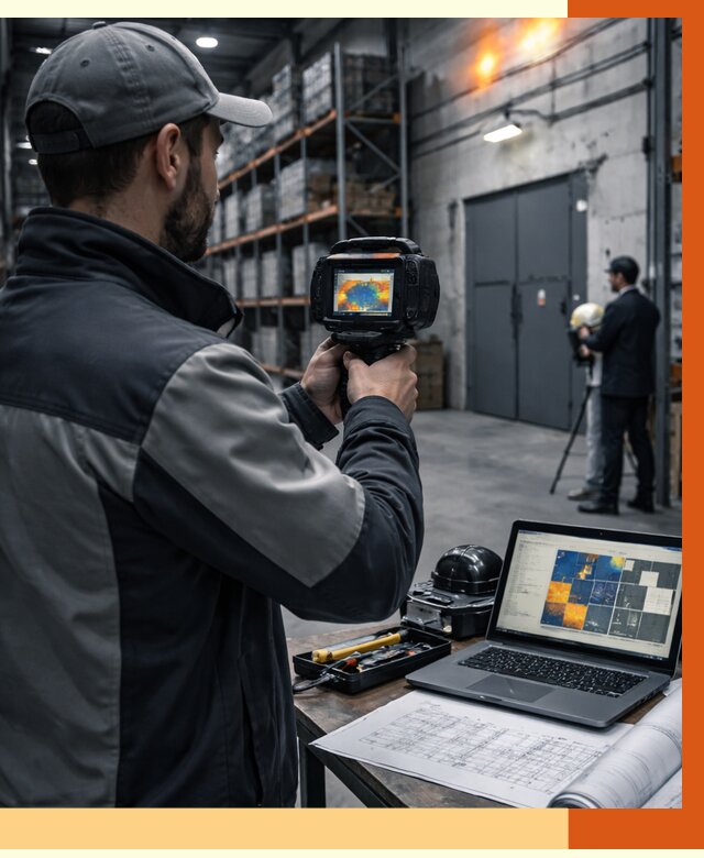 Тепловизионное обследование склада в Ревде от 6876 руб. | ТепломастерРвд