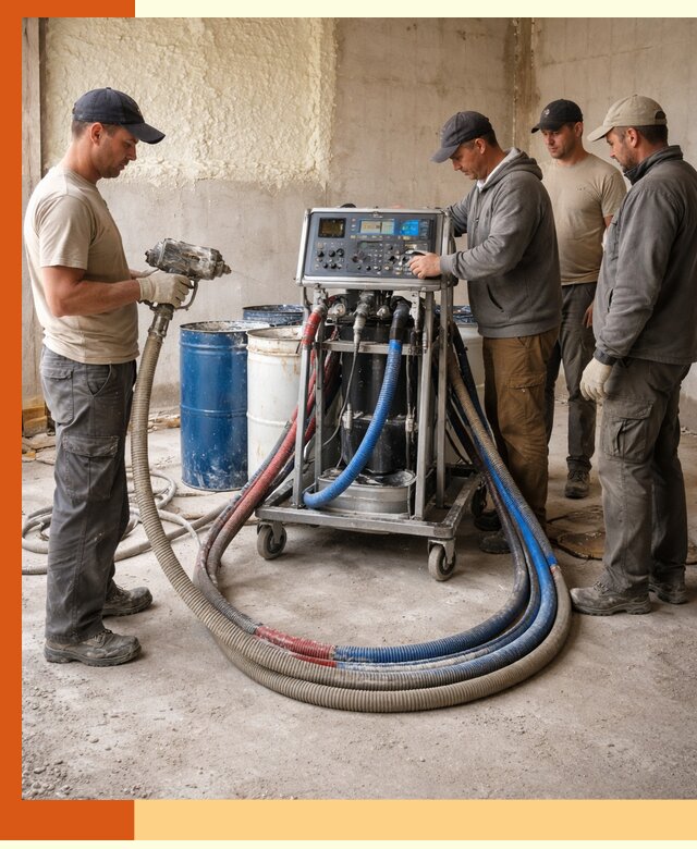 Аренда установки для напыления ППУ в Ревде на выгодных условиях